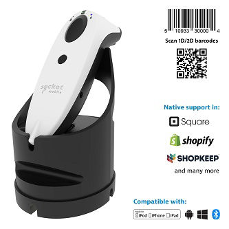 Socket Mobile SocketScan S720  Barcode/QR Code Wht Blk